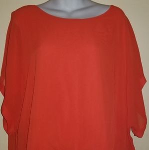 Joseph A. Perisimmons Sheer Blouse